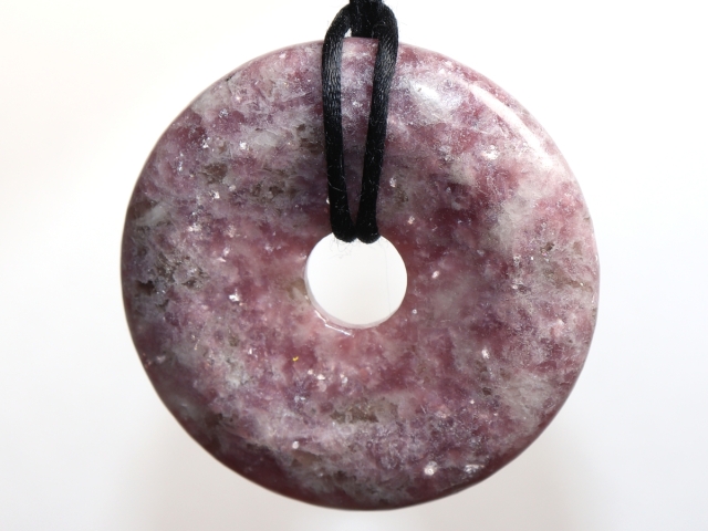 lepidolite with cord