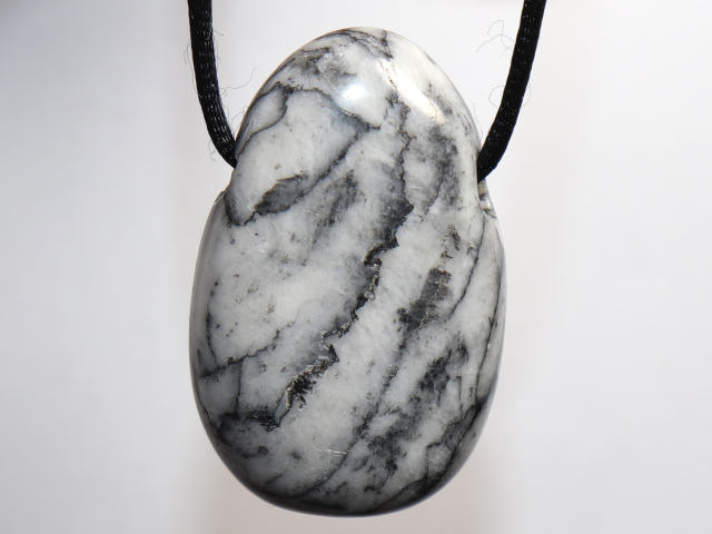 Preview: pinolite with cord or silver 925