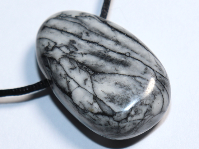 Preview: pinolite with cord or silver 925