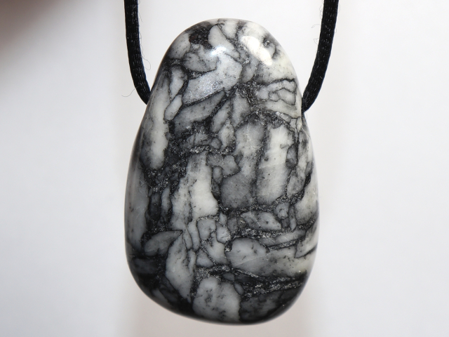 Preview: pinolite with cord or silver 925