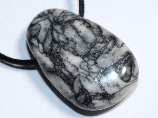 pinolite with cord or silver 925