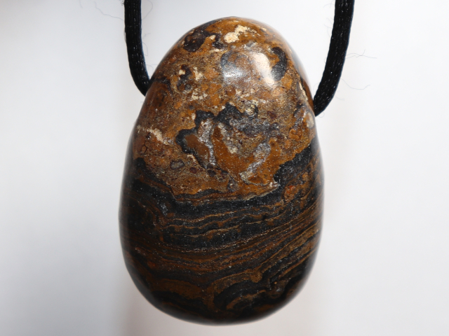 Preview: Stromatolith mit Band oder Silber 925