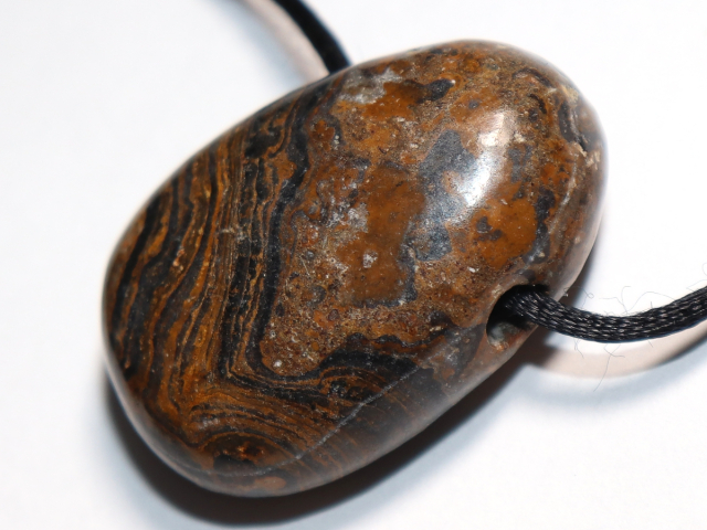 Preview: Stromatolith mit Band oder Silber 925