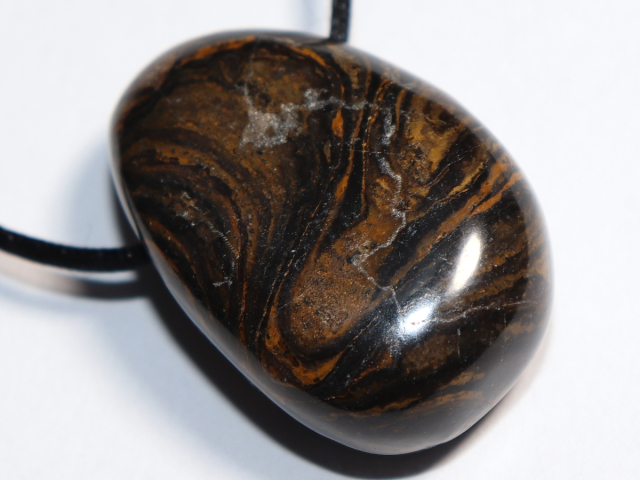 Stromatolith mit Band oder Silber 925