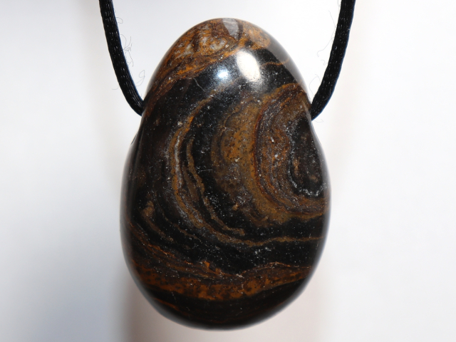 Stromatolith mit Band oder Silber 925