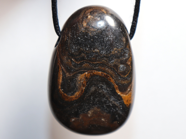 stromatolite with cord or silver 925