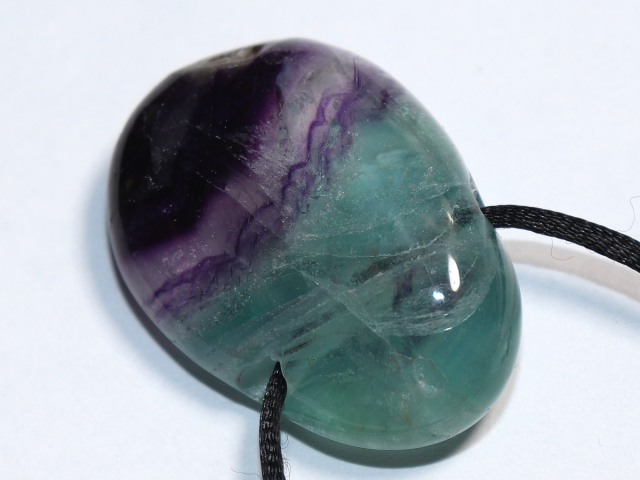 Preview: fluorite with cord or silver 925