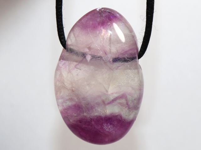 Preview: fluorite with cord or silver 925