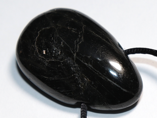 hypersthene with cord or silver 925