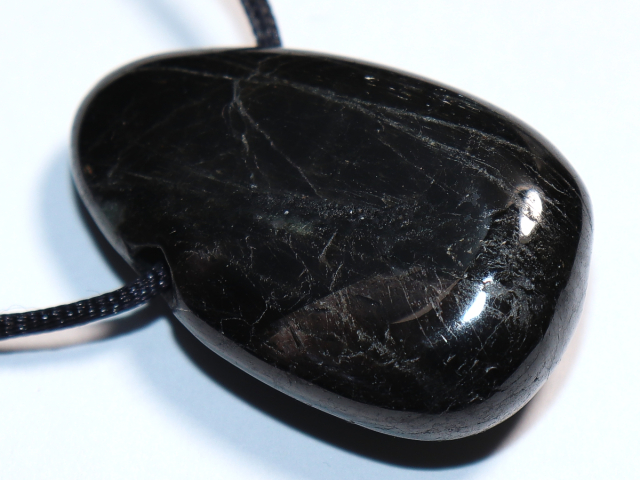 hypersthene with cord or silver 925