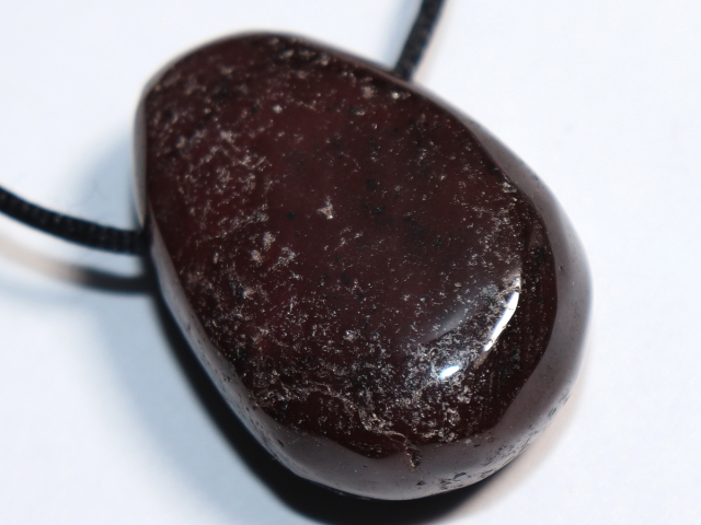 Preview: garnet with cord or silver 925