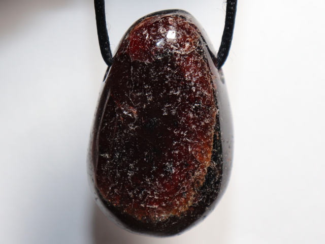 Preview: garnet with cord or silver 925