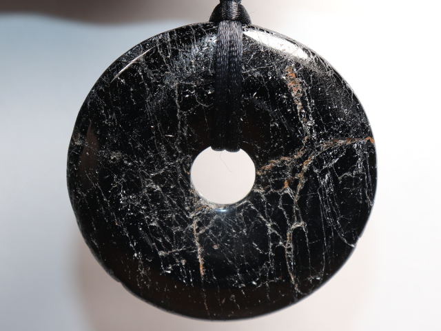 Preview: black tourmaline (Schorl) with cord