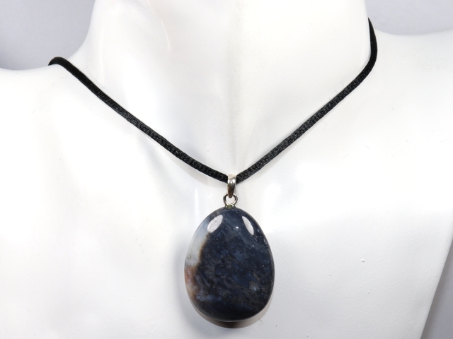 sardonyx with cord or silver 925