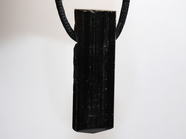 black tourmaline (Schorl) with cord or silver 925