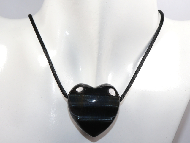 hawks eye with cord or silver 925