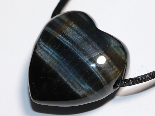 hawks eye with cord or silver 925