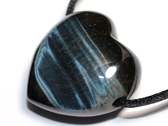 hawks eye with cord or silver 925