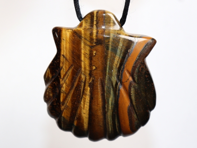 Tigerauge mit Band oder Silber 925