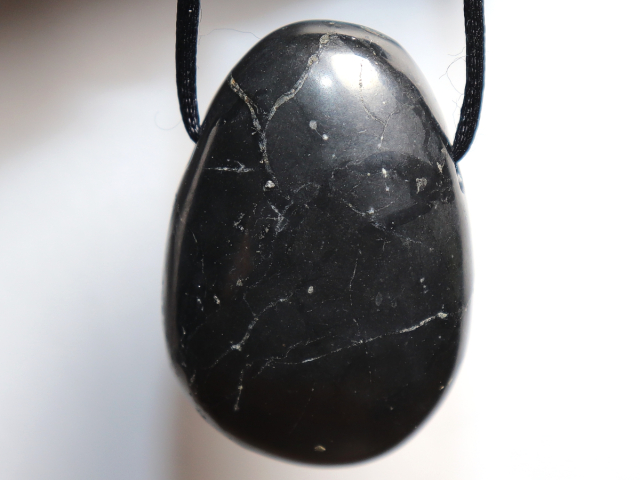 Preview: shungite with cord or silver 925