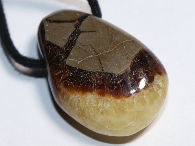 septaria with cord or silver 925