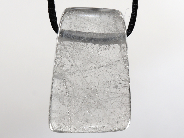 Preview: phantom quartz with cord or silver 925