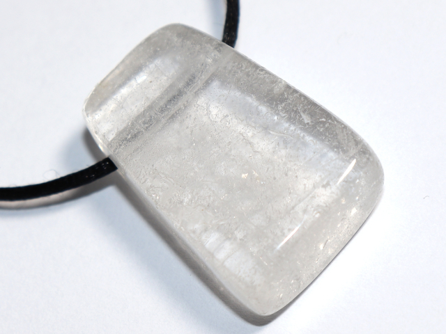 phantom quartz with cord or silver 925