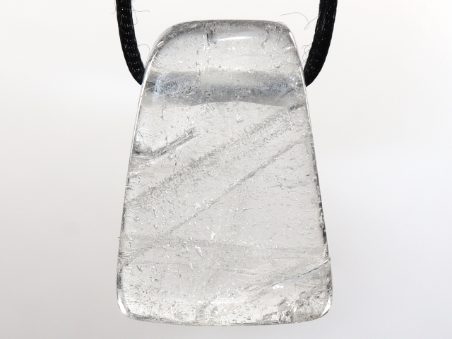 Preview: phantom quartz with cord or silver 925