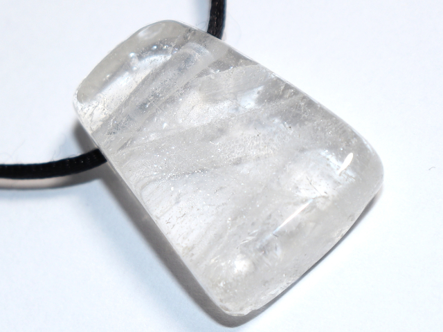 phantom quartz with cord or silver 925