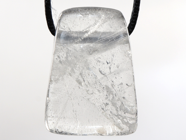 Preview: phantom quartz with cord or silver 925