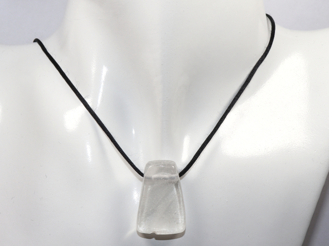 Preview: phantom quartz with cord or silver 925