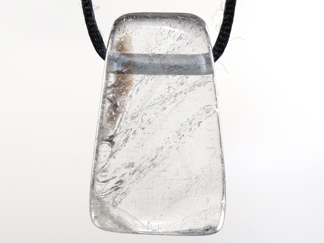 Preview: phantom quartz with cord or silver 925