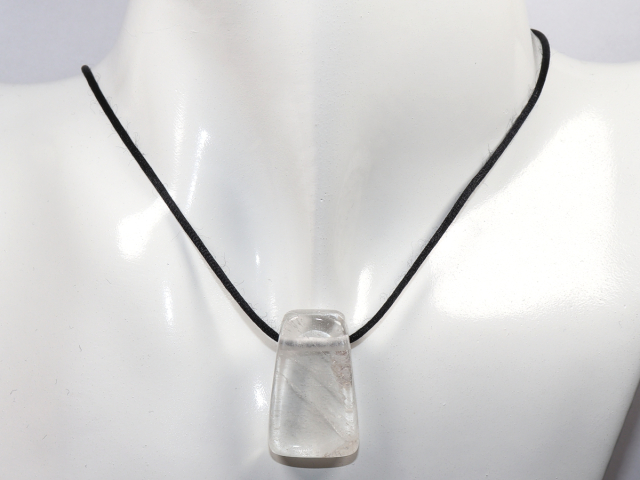 Preview: phantom quartz with cord or silver 925