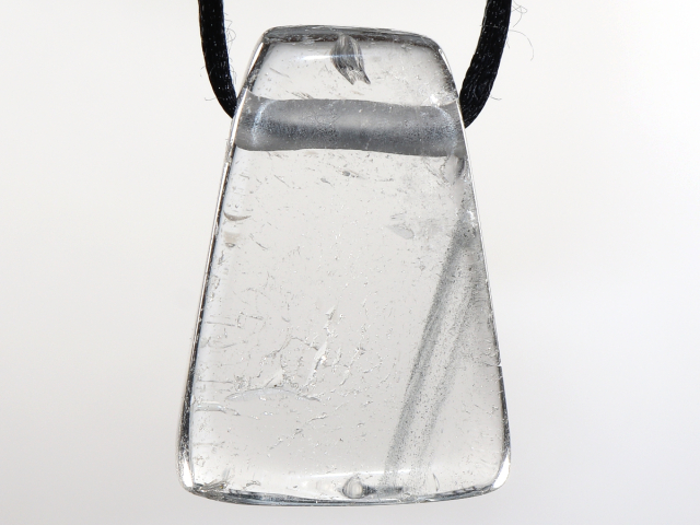 Preview: phantom quartz with cord or silver 925