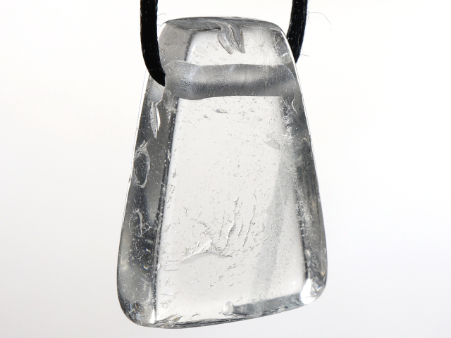 phantom quartz with cord or silver 925