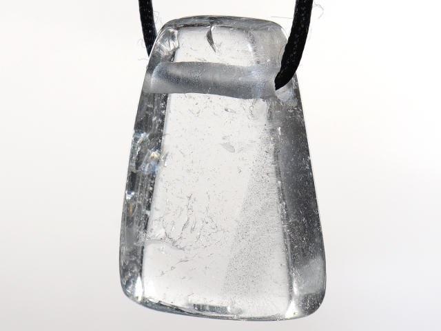 phantom quartz with cord or silver 925