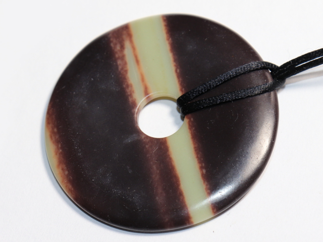 black banded jasper with cord