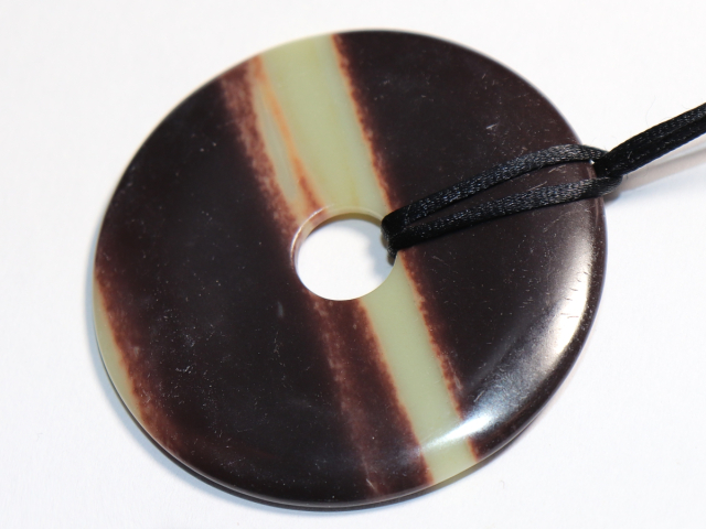 black banded jasper with cord