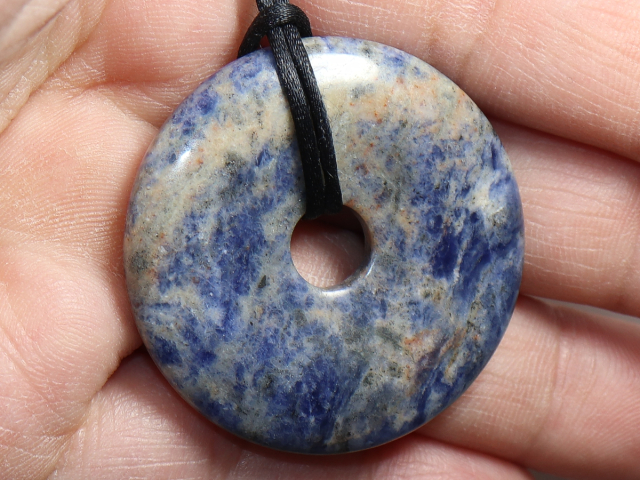 sodalite with cord