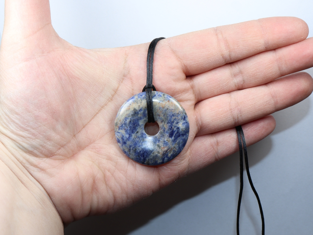 sodalite with cord