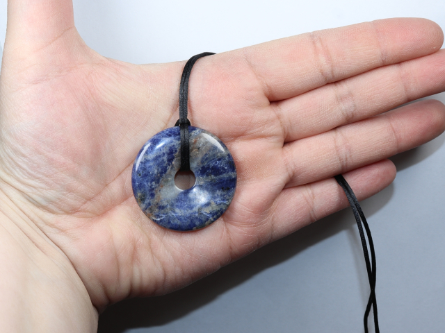sodalite with cord