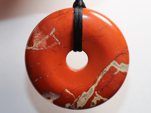 Preview: red jasper with cord