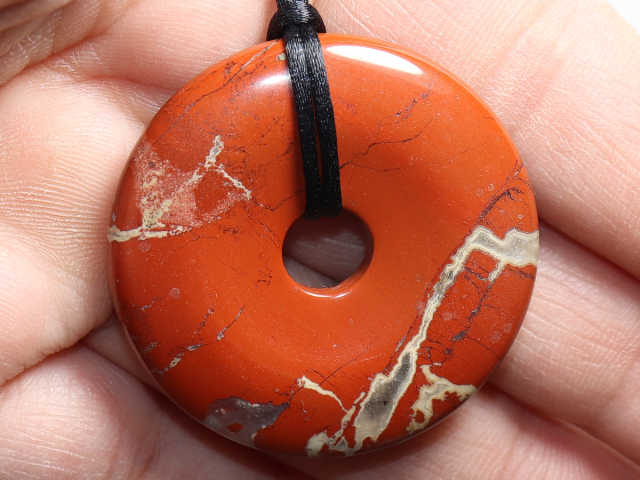 red jasper with cord