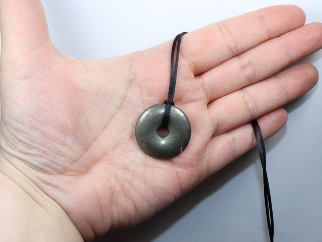 pyrite with cord