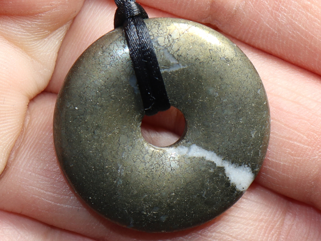 pyrite with cord