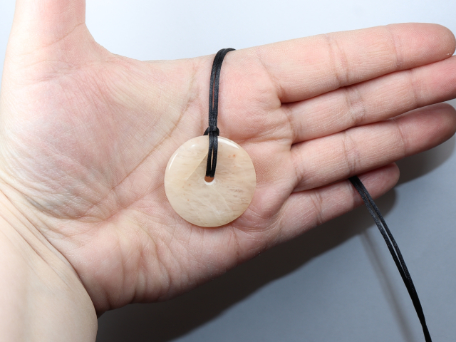 moonstone with cord