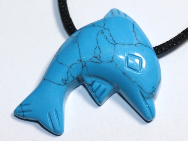 turquoise (rec.) with cord or silver 925