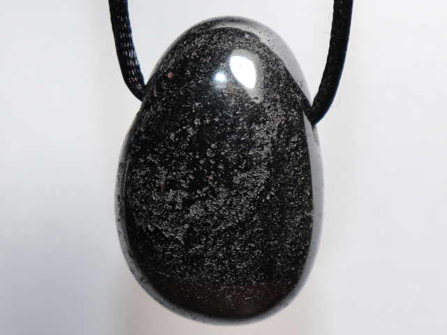 hematite with cord or silver 925