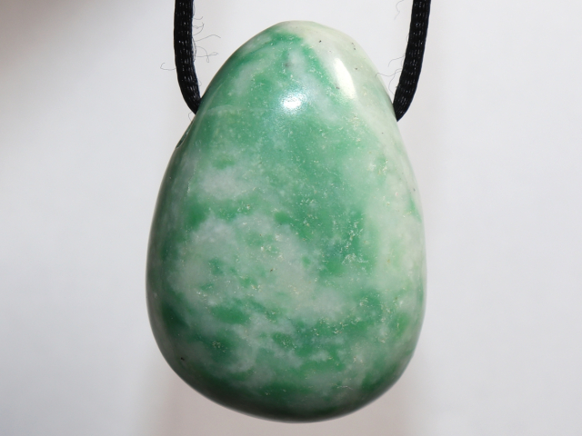 jade with cord or silver 925