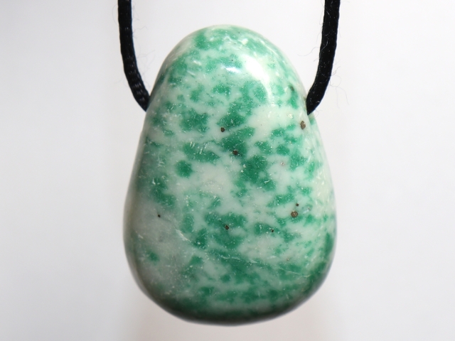 jade with cord or silver 925